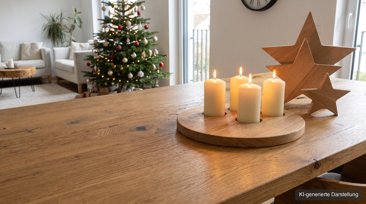 Weihnachtsdeko aus Holz