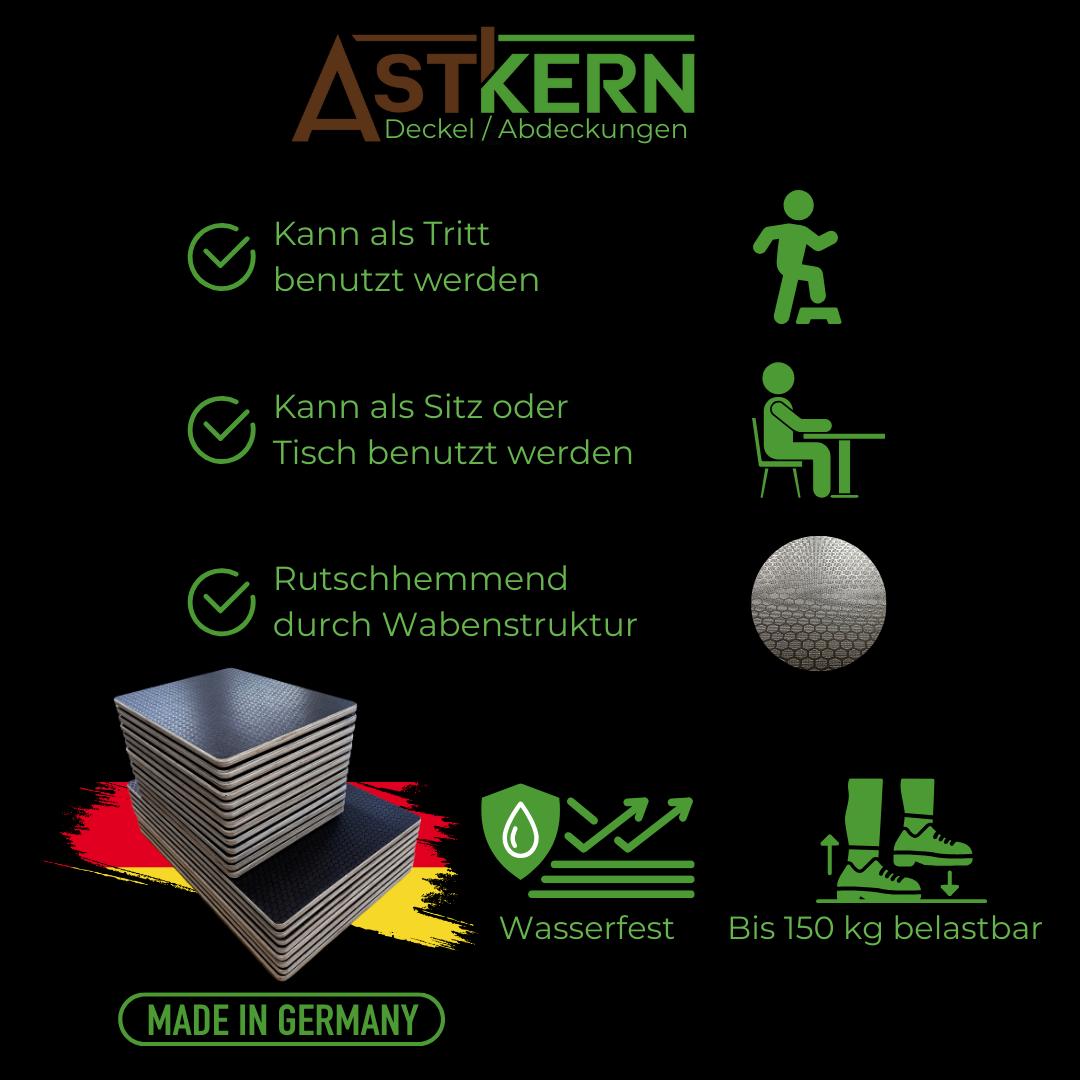 Abdeckung für Curver Unibox mit 30 bzw. 15 Liter, personalisierbar, als Beistelltisch oder Sitzauflage. Auch super für Outdoor Aktivitäten