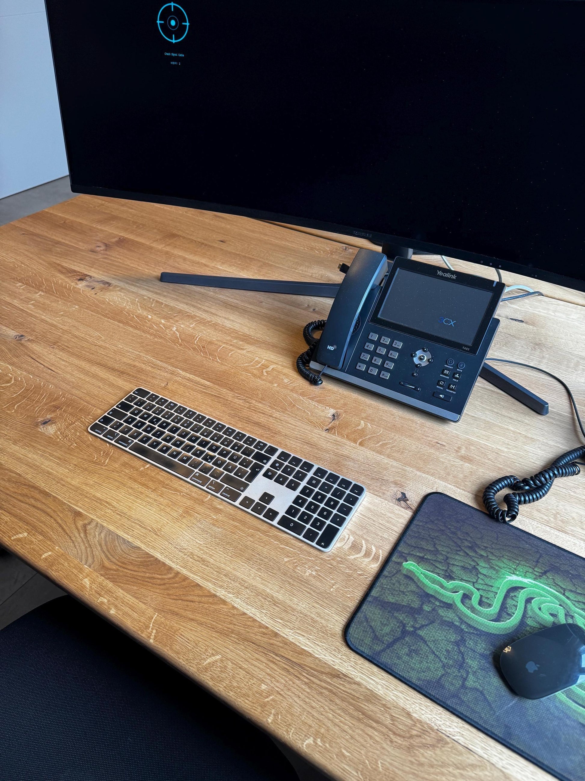 Schreibtischplatte, Eiche-Wildeiche geölt, auch als Esstisch oder Couchtisch nutzbar, verschieden Größen