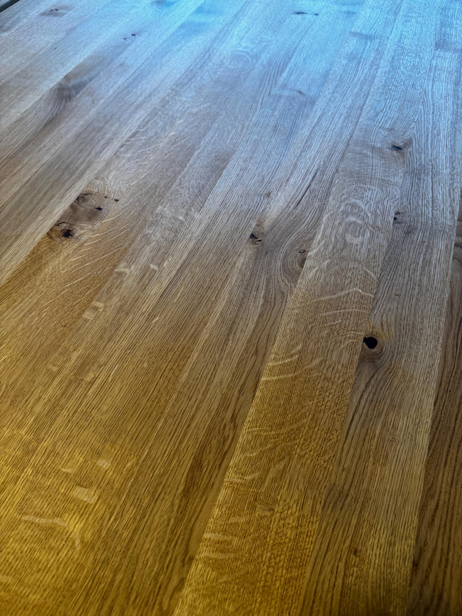 Schreibtischplatte, Eiche-Wildeiche geölt, auch als Esstisch oder Couchtisch nutzbar, verschieden Größen