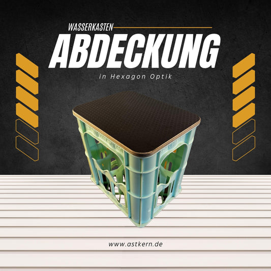 Wasserkastensitz \"Deutscher Brunnen\", Personalisierbar, als Beistelltisch oder Sitzauflage.  Bestens geeignet für Outdoor Aktivitäten