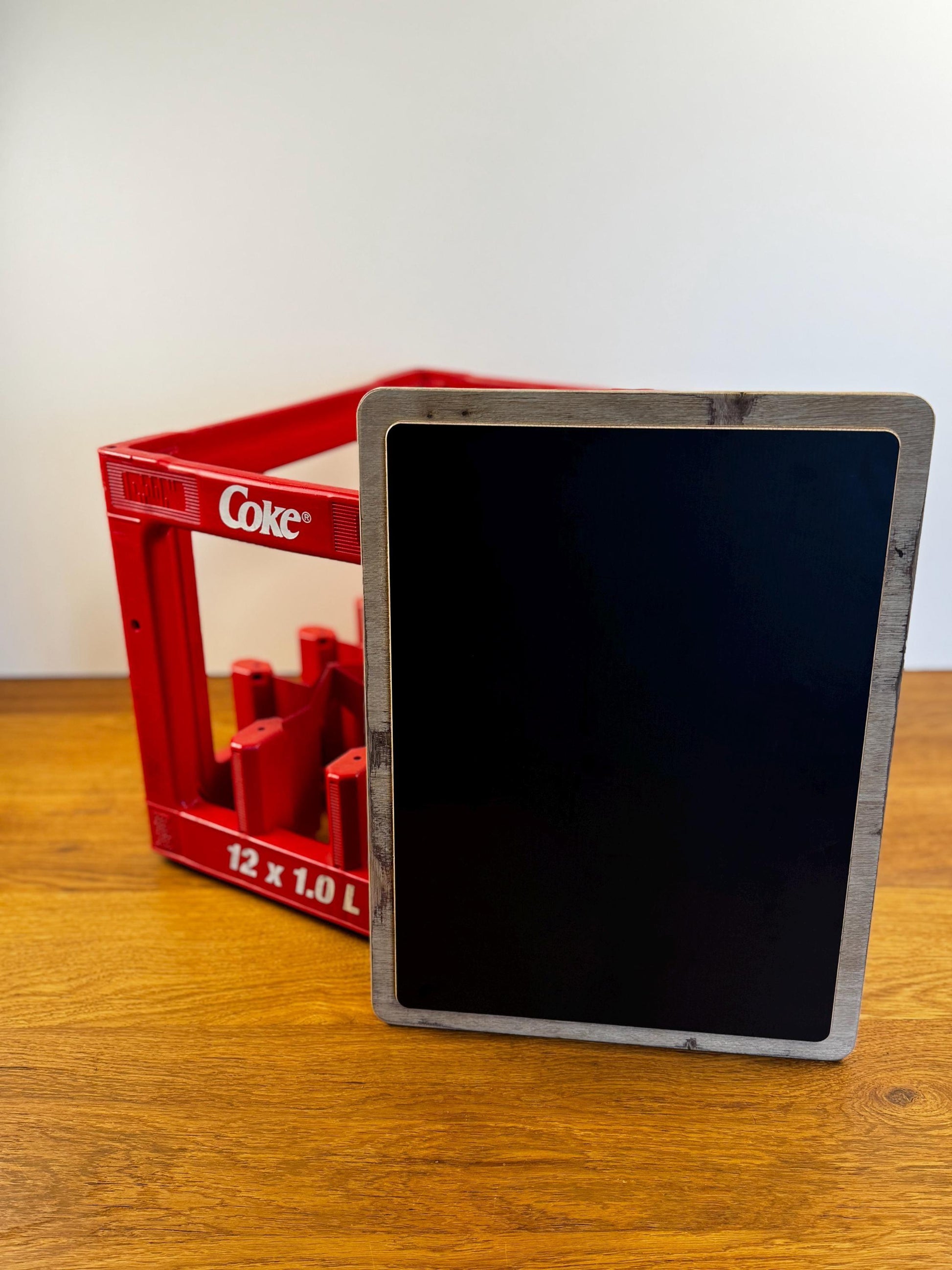 Deckel für Coca-Cola Kasten, als Tisch oder Sitzauflage - personalisierbar