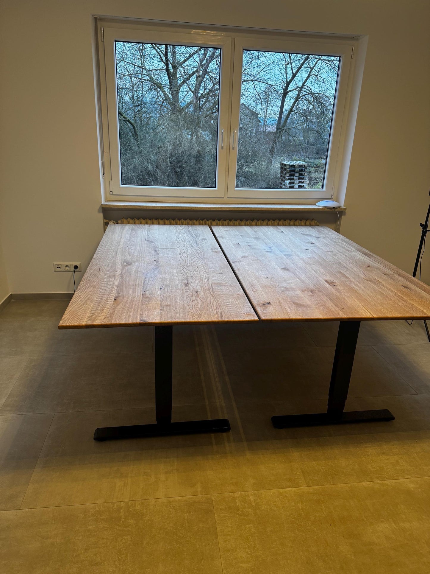 Schreibtischplatte, Eiche-Wildeiche geölt, auch als Esstisch oder Couchtisch nutzbar, verschieden Größen