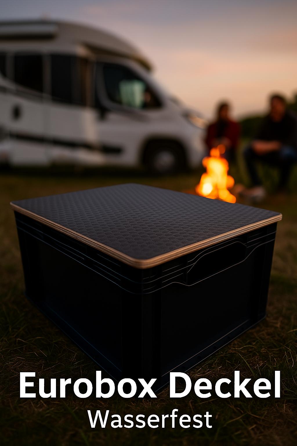 Hochwertiger Eurobox-Deckel aus Holz · mehr als nur eine Abdeckung!