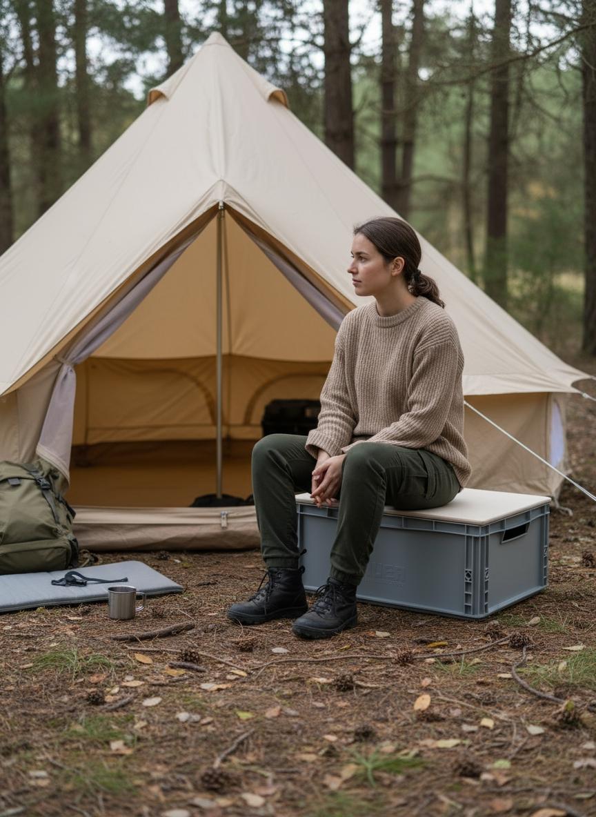 Eurobox Deckel Multiplex Birke 18mm, personalisierbar mit eigenem Logo und Schriftzug, Lasergravur, Camping Zubehör, Camping Geschenk