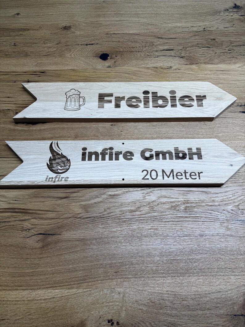 Eichenschild aus Wildeiche  60 x 12 cm