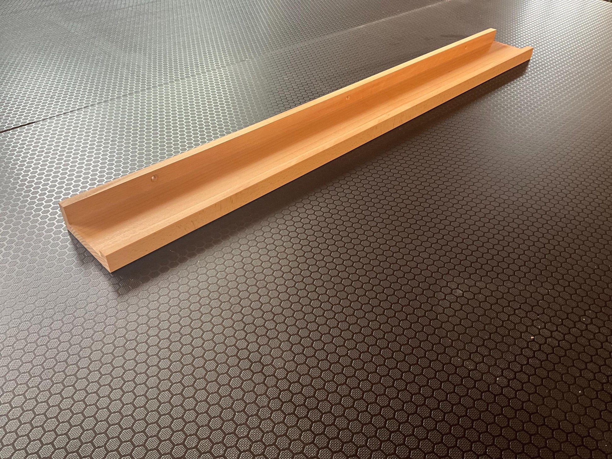 Bilderleiste, Buche Natur, Wandregal, hochwertiges Bilderregal, Dekoregal, in verschiedenen Längen