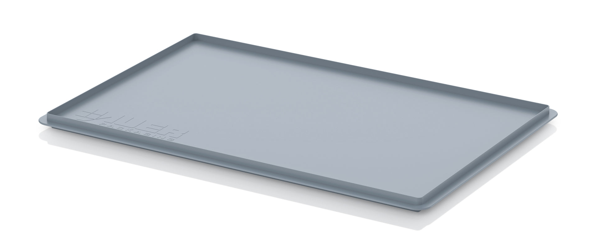 Auflagedeckel Eurobox 600 x 400 mm Silbergrau