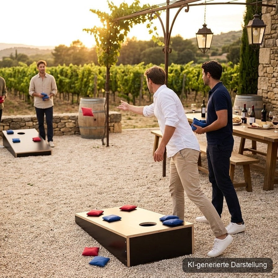 Cornhole Heavy Duty, KI-generierte Darstellung