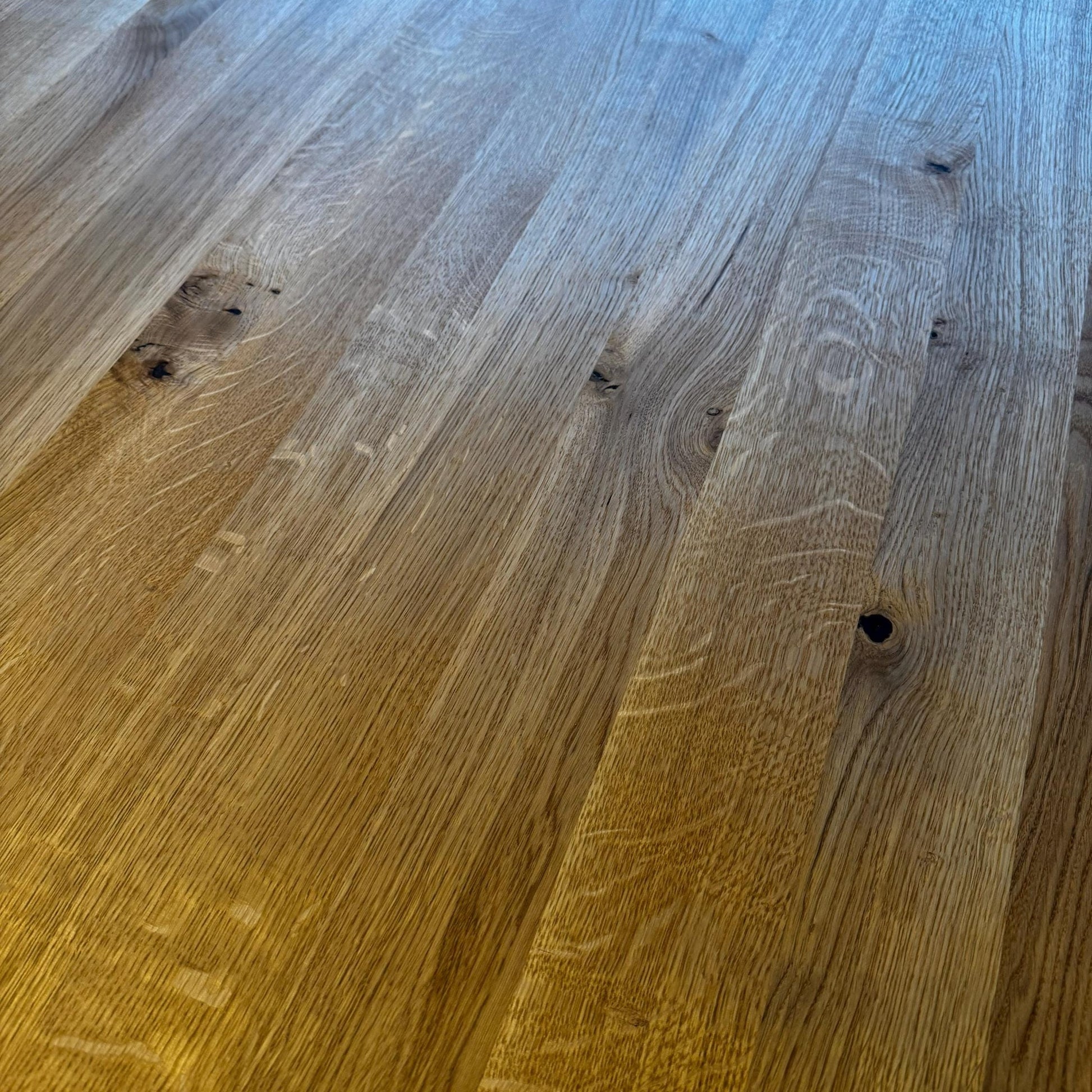 Deckplatte nach Maß · Wildeiche Massivholz 19 mm – Bild 2