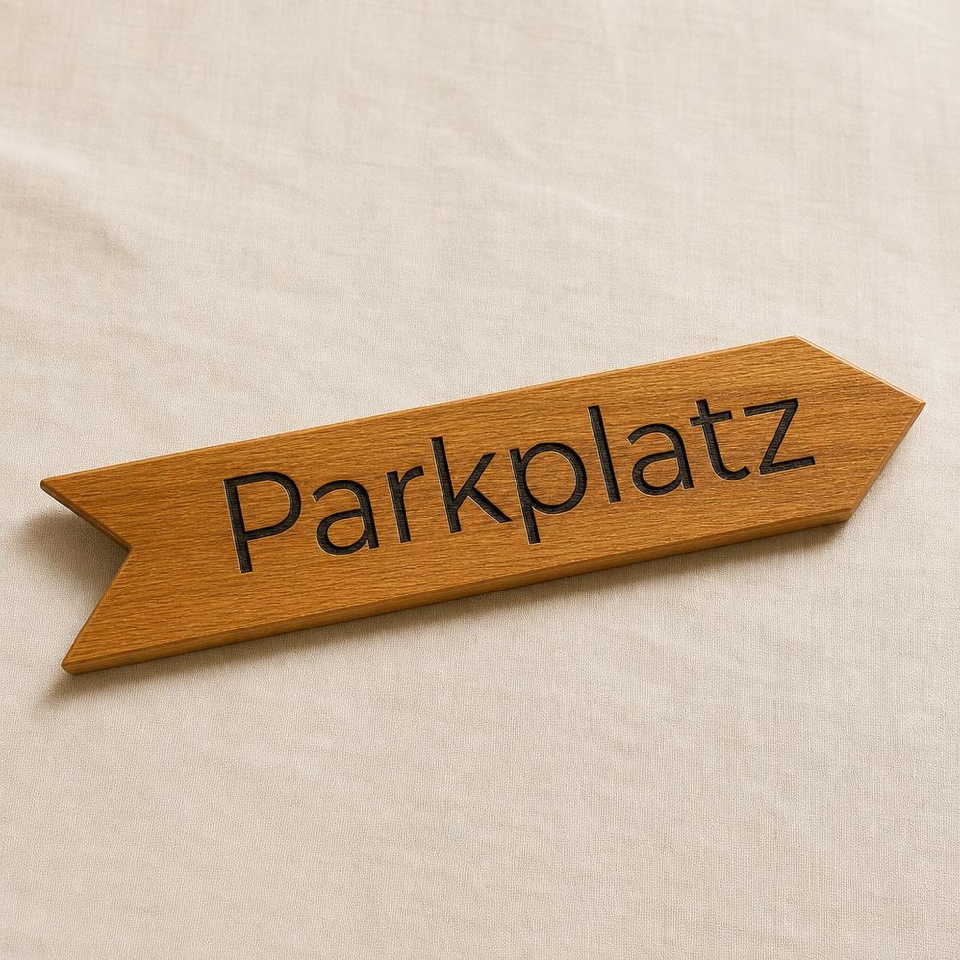 Eichen Wegweiser Parkplatz – geölt, Studio