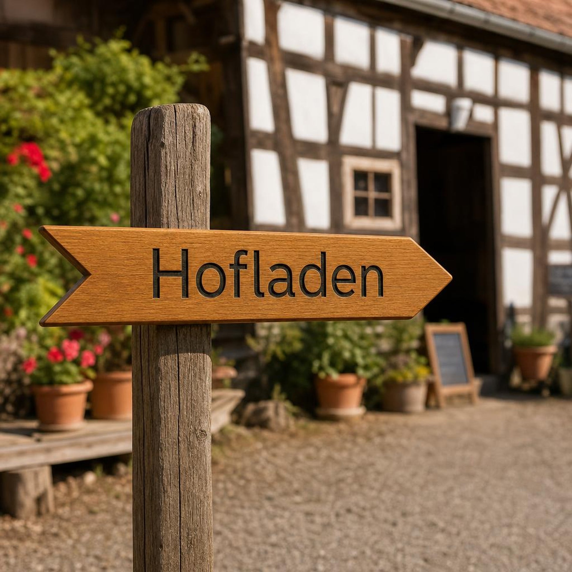 Eichen Wegweiser Hofladen – Fachwerkhof