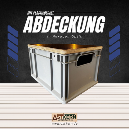 Eurobox-Holzdeckel auf Plastikdeckel - Titelbild