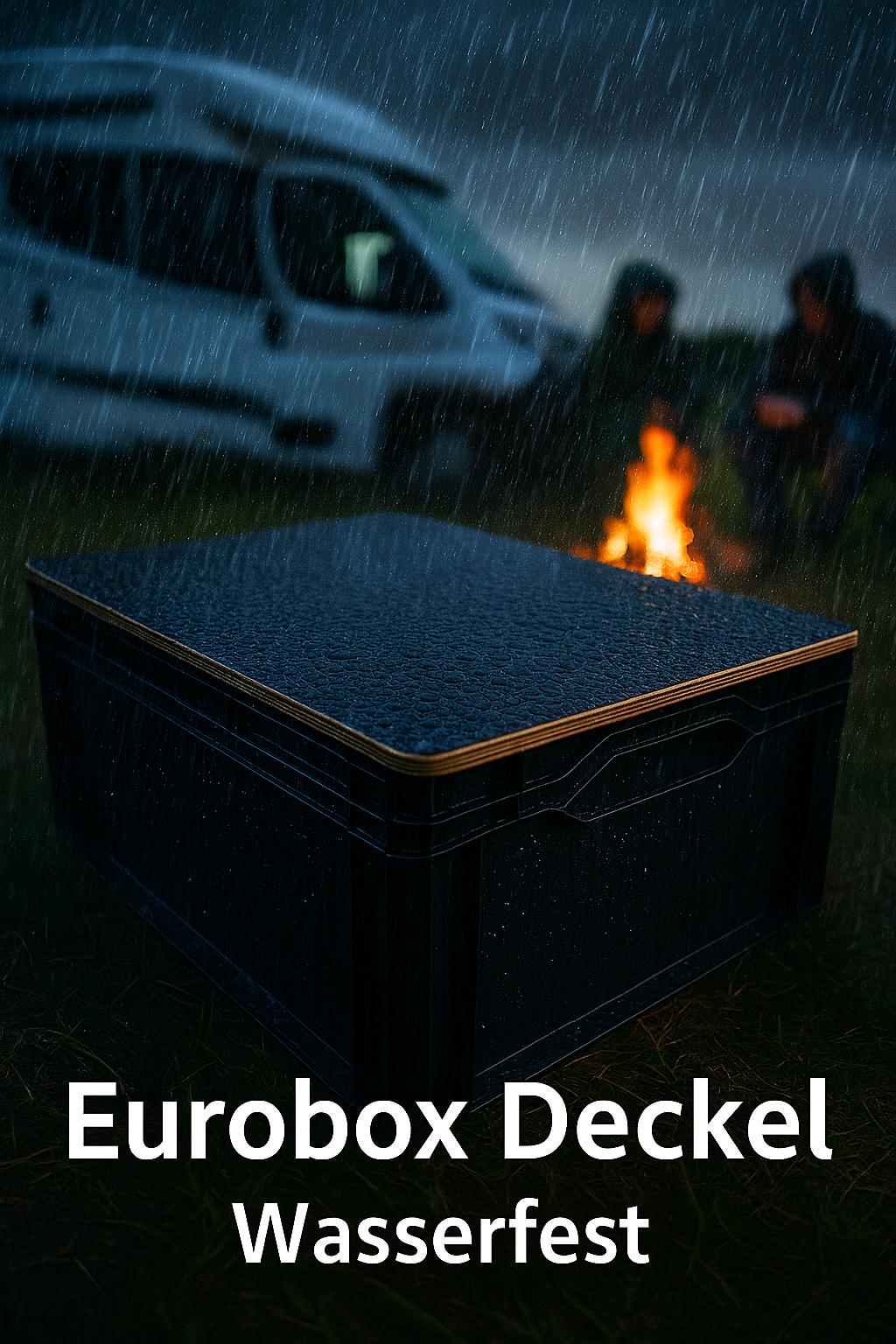 Hochwertiger Eurobox-Deckel aus Holz · mehr als nur eine Abdeckung!