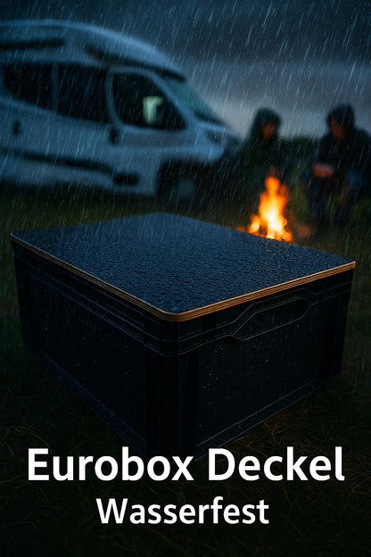 Hochwertiger Eurobox-Deckel aus Holz · mehr als nur eine Abdeckung!