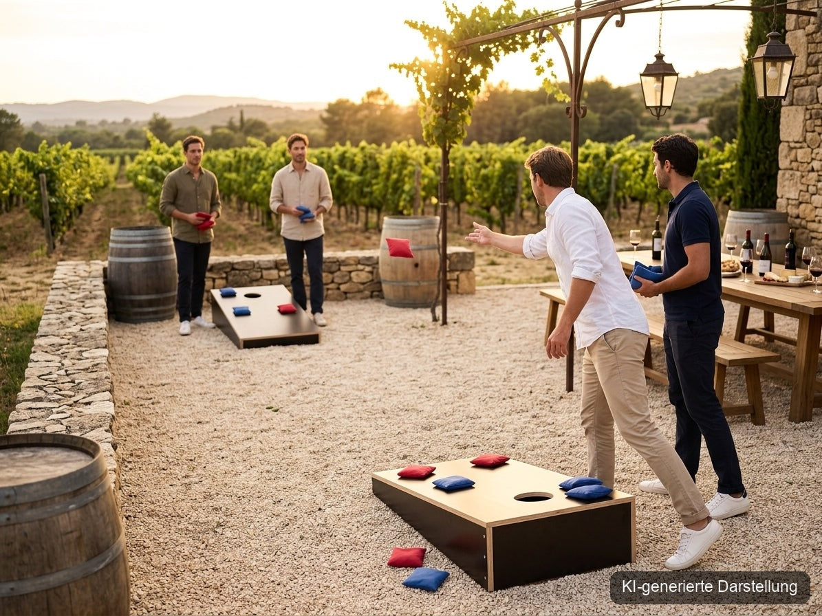 Cornhole Heavy Duty, KI-generierte Darstellung