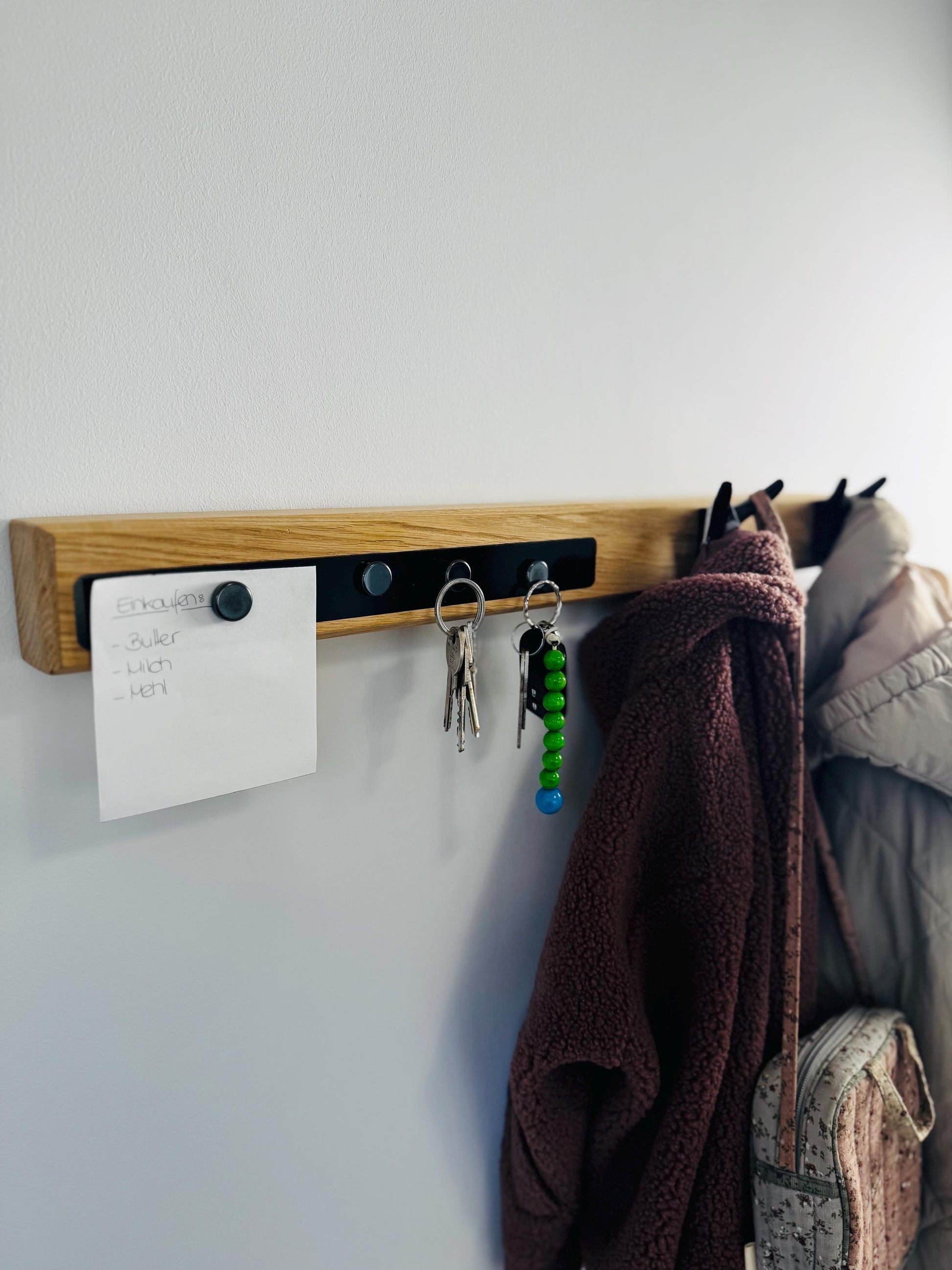 Garderobe Eiche, Magnet & Wandhaken, Bild 5 von 10
