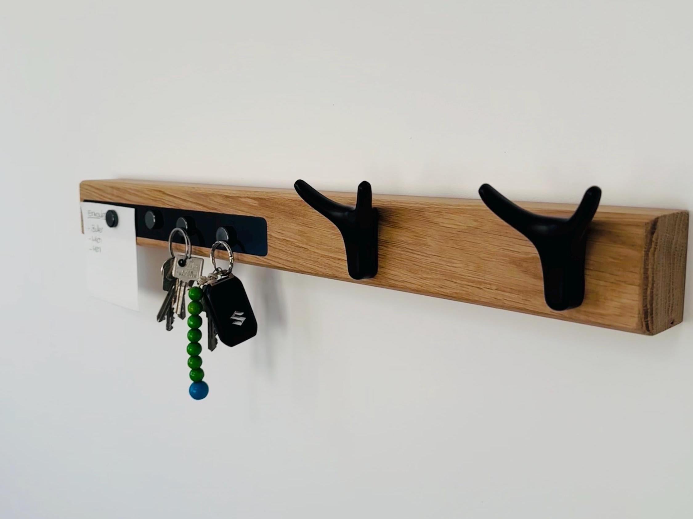 Garderobe Eiche, Magnet & Wandhaken, Bild 6 von 10