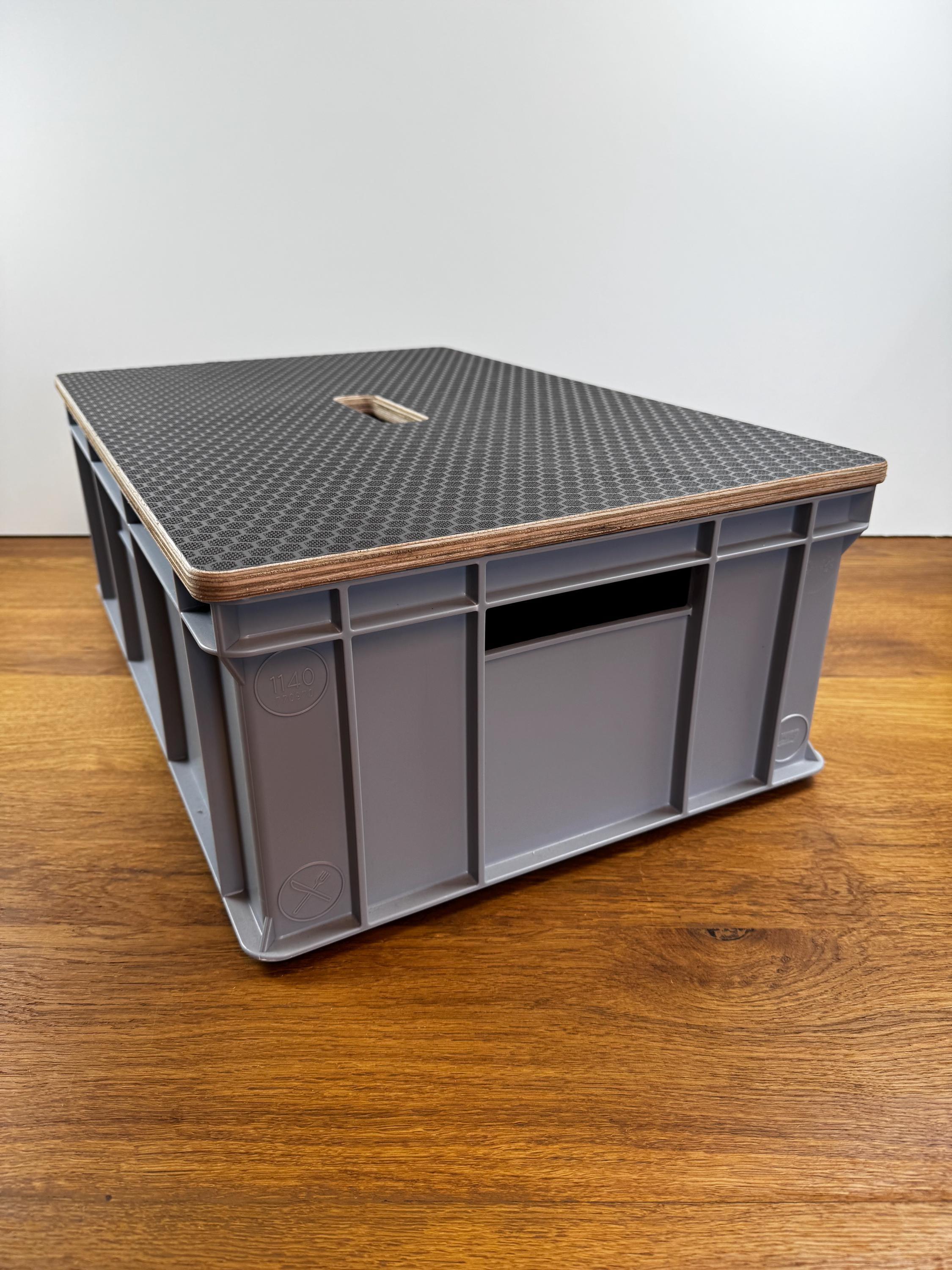 Eurobox-Deckel mit Griffloch, Bild 4 von 6