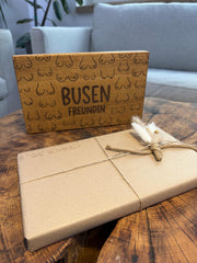 Geschenk Busenfreundin Holzschild Gravur