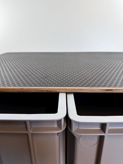 Eurobox-Doppeldeckel - personalisierbar