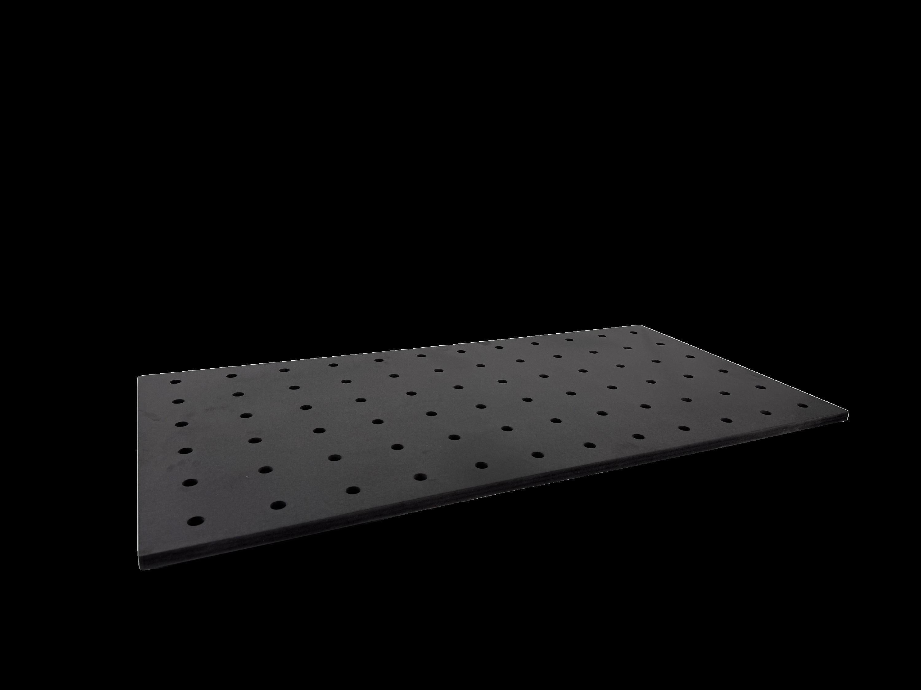Lochrasterplatte MDF Schwarz, Bild 2 von 3