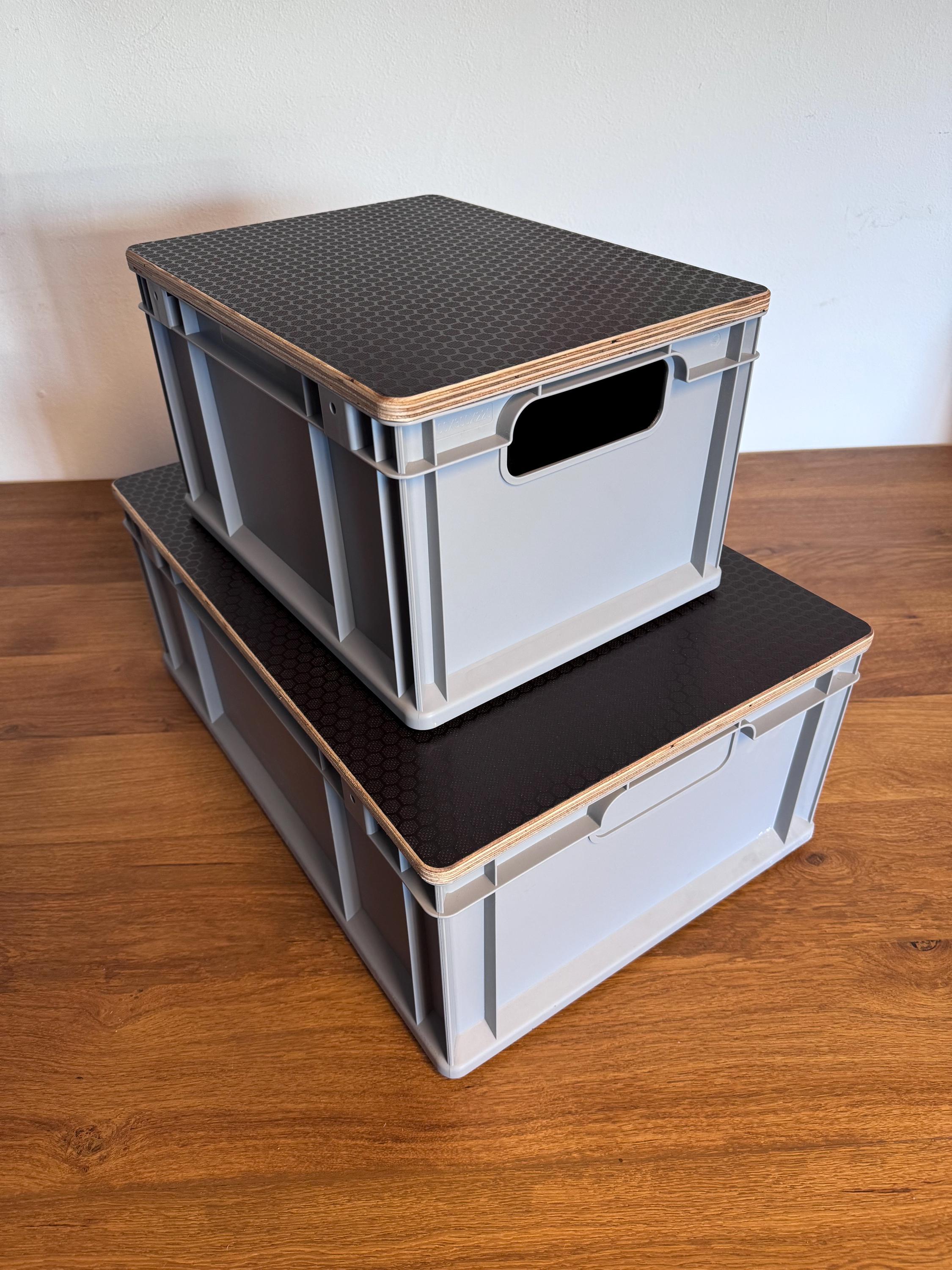 Eurobox-Deckel Multiplex, Hexagon-Struktur, Bild 2 von 15